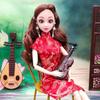 Evening Dress Doll Cheongsam Chinese Style Doll Skirt Fashion Doll Clothes  DIY Toy