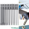 11Pcs Flat Head Torx Screwdriver Hollow Hex Bits Driver Tamper Durable   Screwdriver Tool