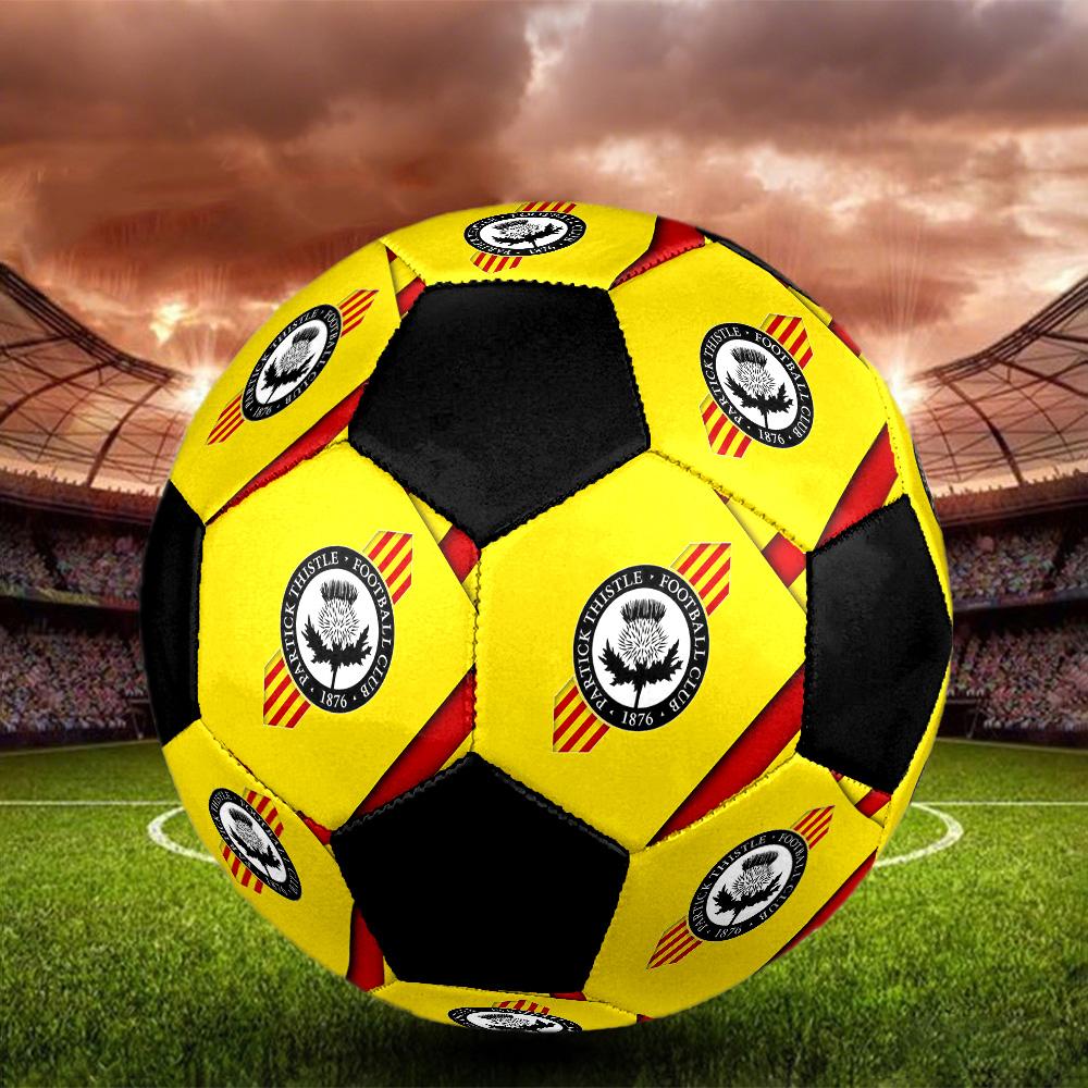 Partick Thistle F.C Soccer Ball Colorful All Ages Machine Stitched PVC Competition Ready Durable High-Bounce.SIZE5