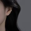 INS Cold Wind Fringed Chain Ear Clips Without Ear Piercings Minimalist Twist Pig Nose Ear Bone Clips Earrings