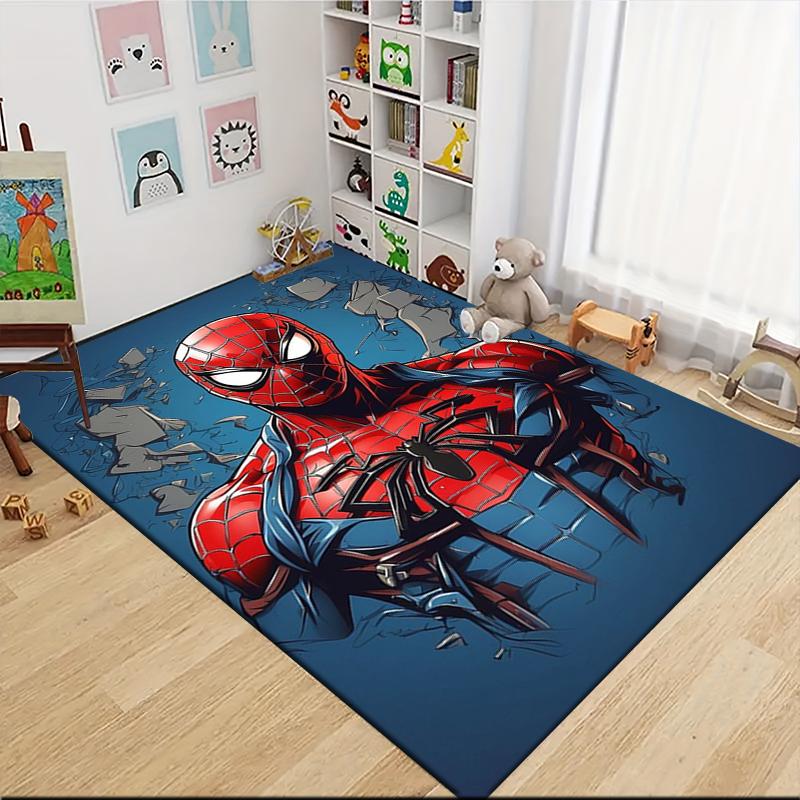 Spiderman Wonder Carpet Rug Soft Washable Antislip Home Living Room Sofa Mats Personalized Christmas Rug