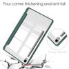 Кожаный флип-чехол для Samsung Galaxy Tab S9 FE+ 10,9 12,4 дюйма, 2023, прозрачный жесткий ПК, мягкая задняя панель для Funda Tab A9 S9 FE Plus 12 4 S9, чехол для планшета