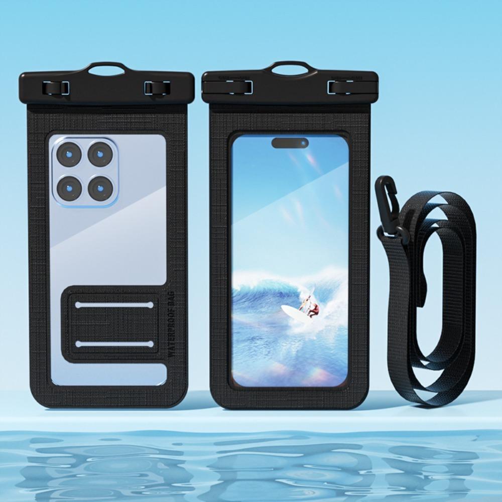 Songkran Mobile Phone Waterproof Bag Long Lanyard Swimming Waterproof Phone Bag Beach Diving