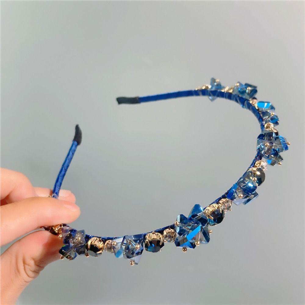 Модный элегантный обруч для волос со стразами, аксессуары для волос, повязка на голову