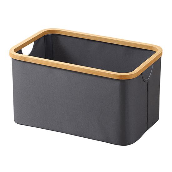 Storage Basket Foldable Deep Large Capacity Thickened Stable Structure With Handle Keep Neat Space Saving Toy Clothes Storage Backet Laundry Backet