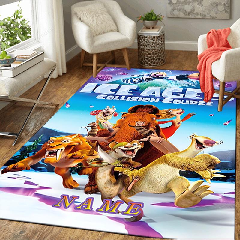 Custom 1Pc Ice Age Collision Course Rug Office Carpet Indoor Outdoor Entrance Doormat Nonslip Soft And Comfortable Living Room D91679