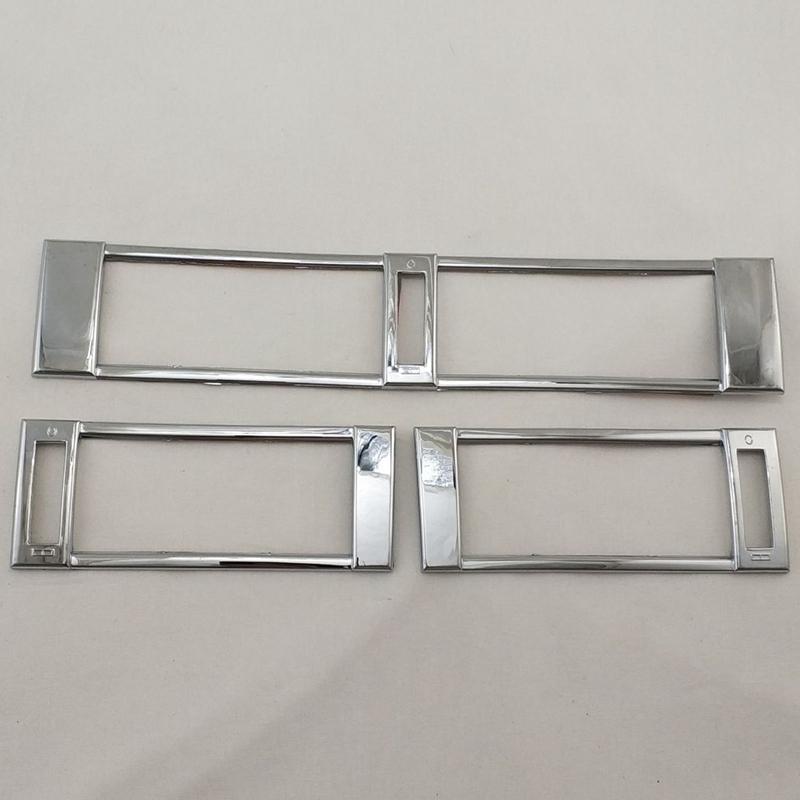 Car Air Vent Trim Kit Air Vent Decoration Frame for Mercedes Benz W124 1986-1994 Chrome Styling