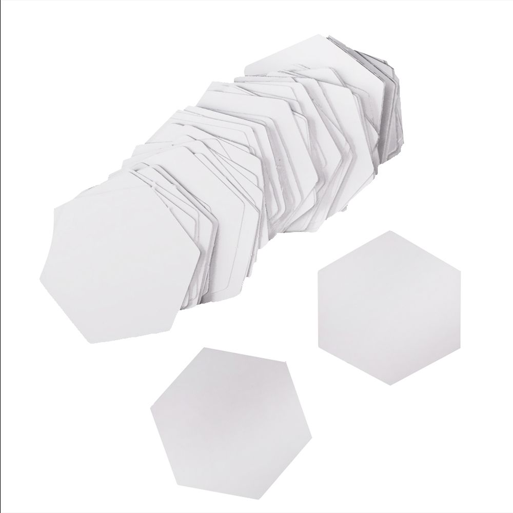 100PCS Sewing Accessories DIY Craft Hexagon Templates Patchwork Paper Garment Fabric Quilting