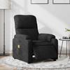 VidaXL Electric Massage Recliner Armchair Black Microfiber Fabric 3204925