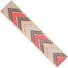 Ethnic Coral Chevron Woven Ribbon 2.5 Cm X 1 M