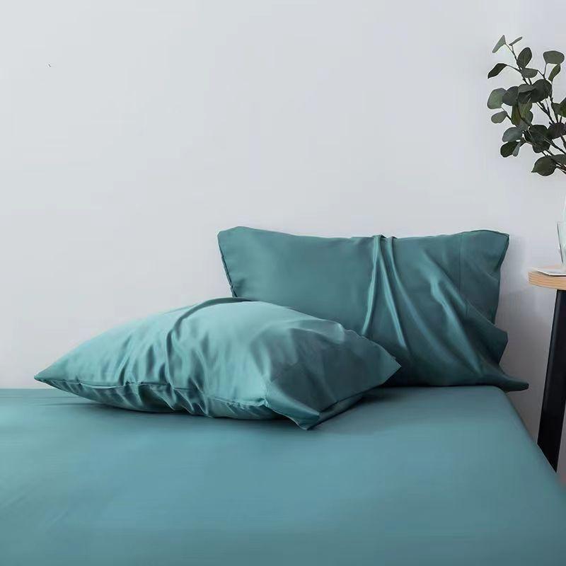 2 шт. наволочки 100% бамбуковое волокно охлаждающие антибактериальные однотонные летние наволочки в стиле конверта для дома и отеля 50x75 см