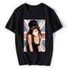 Футболка Amy Winehouse Union Jack Музыкальная футболка Городская R&B Женская Мужская Унисекс Футболка Крутая Повседневная Рукава Хлопковая Футболка Модная Ткань...