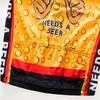 Sleek And Modern Men's Cycling Jersey Black Yellow Suitable For All Occasions