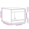 Cat Litter Box Smoked Oak 47x59x42 cm Wood Based Panel