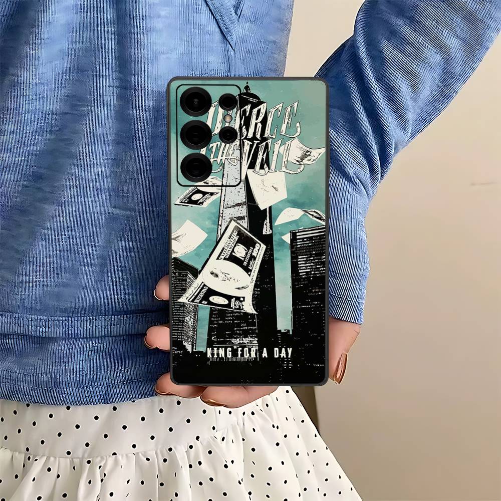 Band Pierce The Veil Band Phone Case For Samsung S 24 Fe 25 Ultra Plus 20 Lite 21 30 22 23 24 22 Ultra 5G Fundas