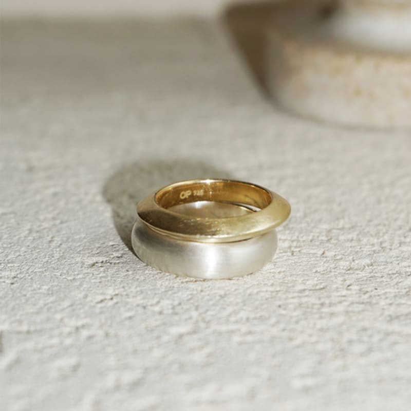 OURPIERRE JOLLY RING MATT SILVER