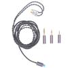 A2DC Headphone Replacement Cable 3.5mm 2.5mm 4.4mm Plugs Headphone Upgrade Cable for ATH CKS1100
