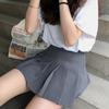 WTEMPO Уличная одежда для девочек, школьная форма для косплея, повседневные юбки, женские плиссированные юбки, эластичные юбки с высокой талией, юбки в стиле преппи в стиле Харадзюку Y2K