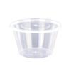 Disposable Transparent Round Food Containers with Lids