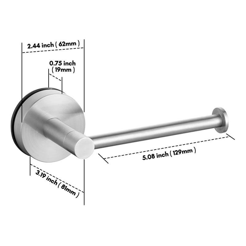Органайзер-держатель для туалетной бумаги, настенный, для хранения, многоразовый, для кухни, ванной комнаты, без сверления, диспенсер для салфеток и полотенец, нержавеющая сталь