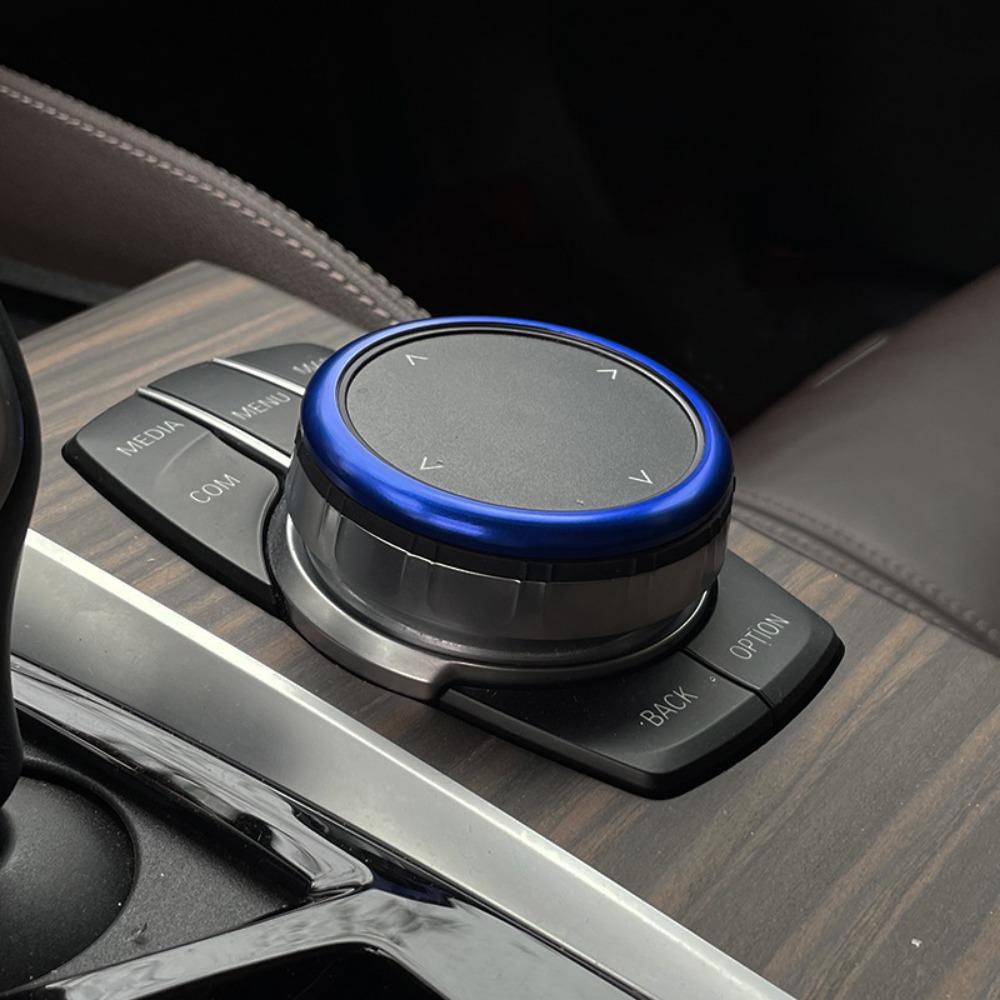 Красное алюминиевое кольцо для центральной консоли IDrive, ручка-кольцо для BMW 1 2 3 4 5 6 7 серии X3 X4 X5 X6, аксессуары