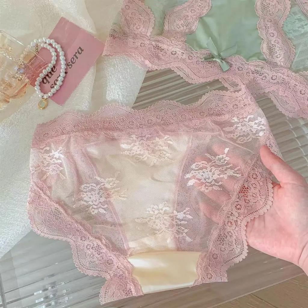 Сексуальные женские трусики-слипы из сатина и кружева, с завышенной талией, кокетливые, с эффектом пуш-ап для ягодиц, дышащая хлопковая ластовица, соблазнительное интимное белье