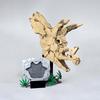 1297 деталей MOC Древний Динозавр Ископаемое Голова Трицератопса Череп Модель Строительные Блоки DIY Модульная Сборка Игрушка Коллекционный Подарок для Взрослых