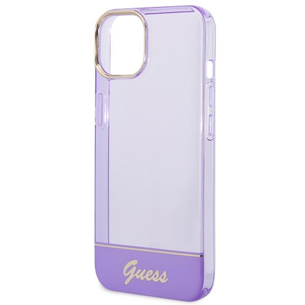 Guess Guhcp14Mhgcou Iphone 14 Plus / 15 Plus 6.7 Fioletowy/Purple Hardcase Translucent