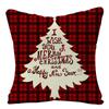Festive Christmas Cushion Cover Featuring Adorable Reindeer And Snowflakes Design