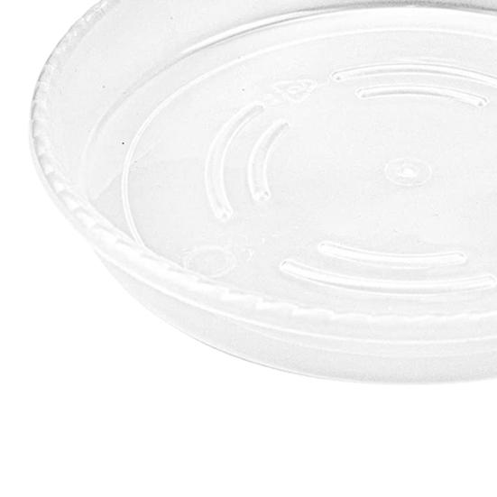 10шт пластиковые цветочные горшки поддоны прозрачные круглые формы креативный декор тарелок