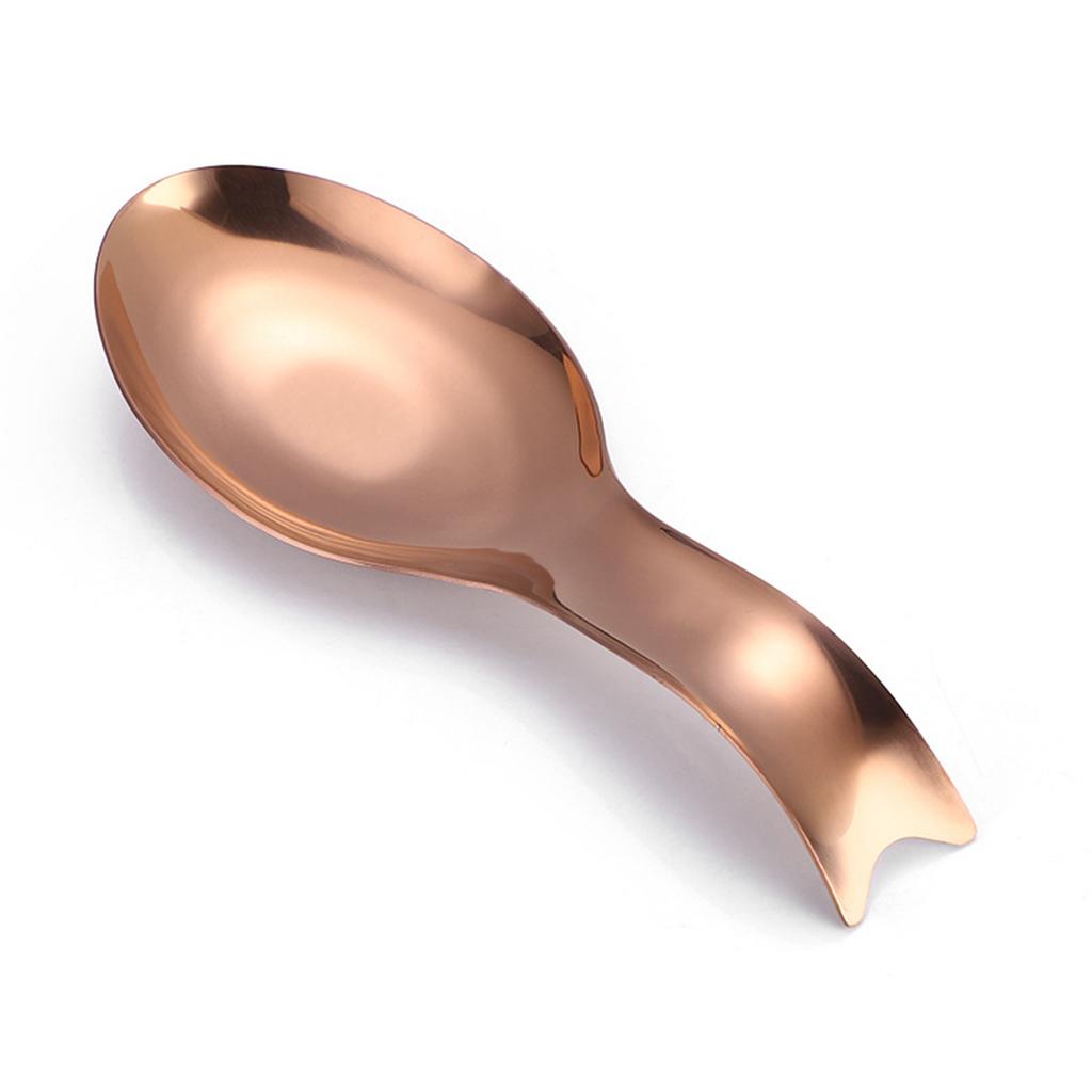 Dinnerware Heavy Duty Stainless Steel Spoon Rest Tableware Rack Spatula Stand Ladle Holder