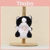 Plush Cat Keychain With Pp Cotton Filling For Cute Bag Decor