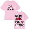 Unisex Rapper Jul Y2k Fashion I Love Jul Print Crew Neck High Quality Loose Hip Hop Fan Short Sleeve Unisex And Unisex TShirt