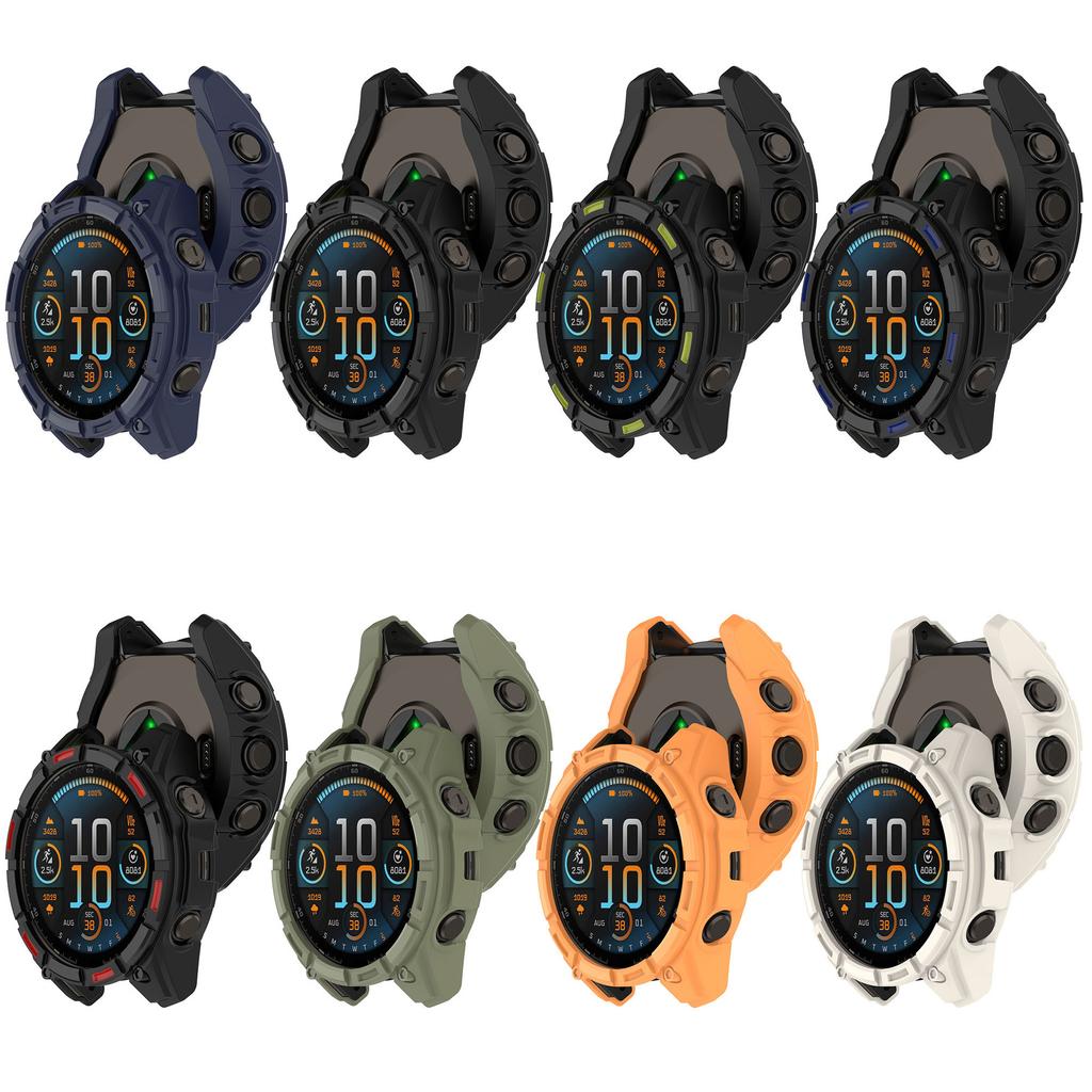 Защитный чехол TPU для Garmin Fenix 8 51 мм 47 мм SOLAR Мягкий силиконовый чехол-бампер Аксессуары для Fenix8 SOLAR Protector