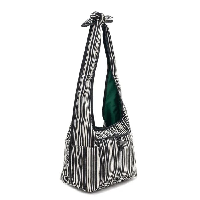 Le Peppe canvas bag stripe