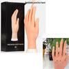 Nail Art Practice Hand Model: Bendable Fingers with Insertable Nail Tips