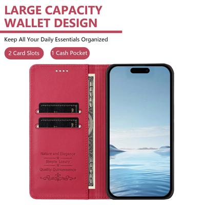 Чехол-кошелек WEFOR для Samsung Galaxy S22 S21 S20 Ultra S10 S9 S8 Plus S7 S6 с магнитной крышкой-книжкой, слотами для карт и подставкой