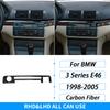 For BMW 3 Series E46 M3 1998-2006 Real Carbon Fiber Gear Shift Air Outlet Vent Window Lift Dashboard Set Car Interior Sticker