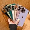 Мягкий чехол с гальваническим покрытием Love Heart для Iphone 1411 12 13 Pro Max Xs Max X Xr 13pro Max 11, противоударный силиконовый чехол Funda Capa