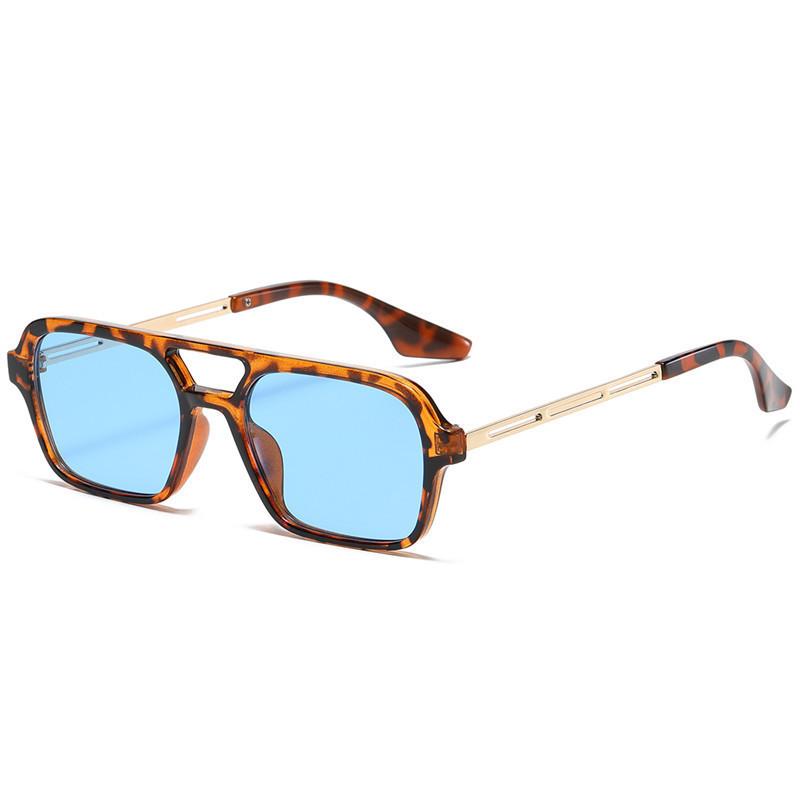 Square Small Frame Double Beam Sunglasses Pilot Retro Sunglasses Instagram Popular Classic Sunglasses 3517