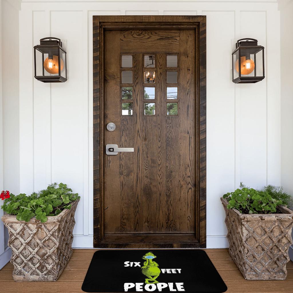 Six Feet People Non-slip Doormat Floor Mat Washable Carpet Rug for Kitchen Entrance Home Bathroom Footpad Mats