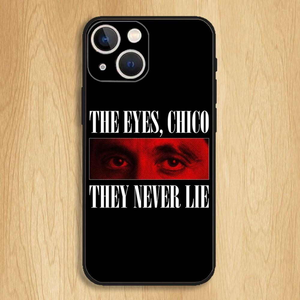 Scarface 1983 Film Phone Case For iPhone15,14,13,12,11,Pro,Max,Plus,Mini,X,XS,XR,8,7,6,S,Plus,SE Soft Black Case