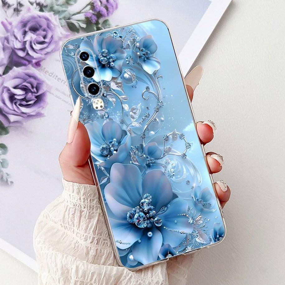 Case For Huawei P30 P 30 Pro Cover Popular Marble Butterfly Soft Slim Silicone Protective Shell For HuaweiP30 P30Pro Phone Cover