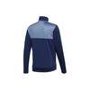 adidas Спортивный костюм, цветной блок, куртка на молнии, воротник-стойка и прямые брюки, повседневный спортивный комплект, мужские спортивные костюмы, темно-синий, CD6603