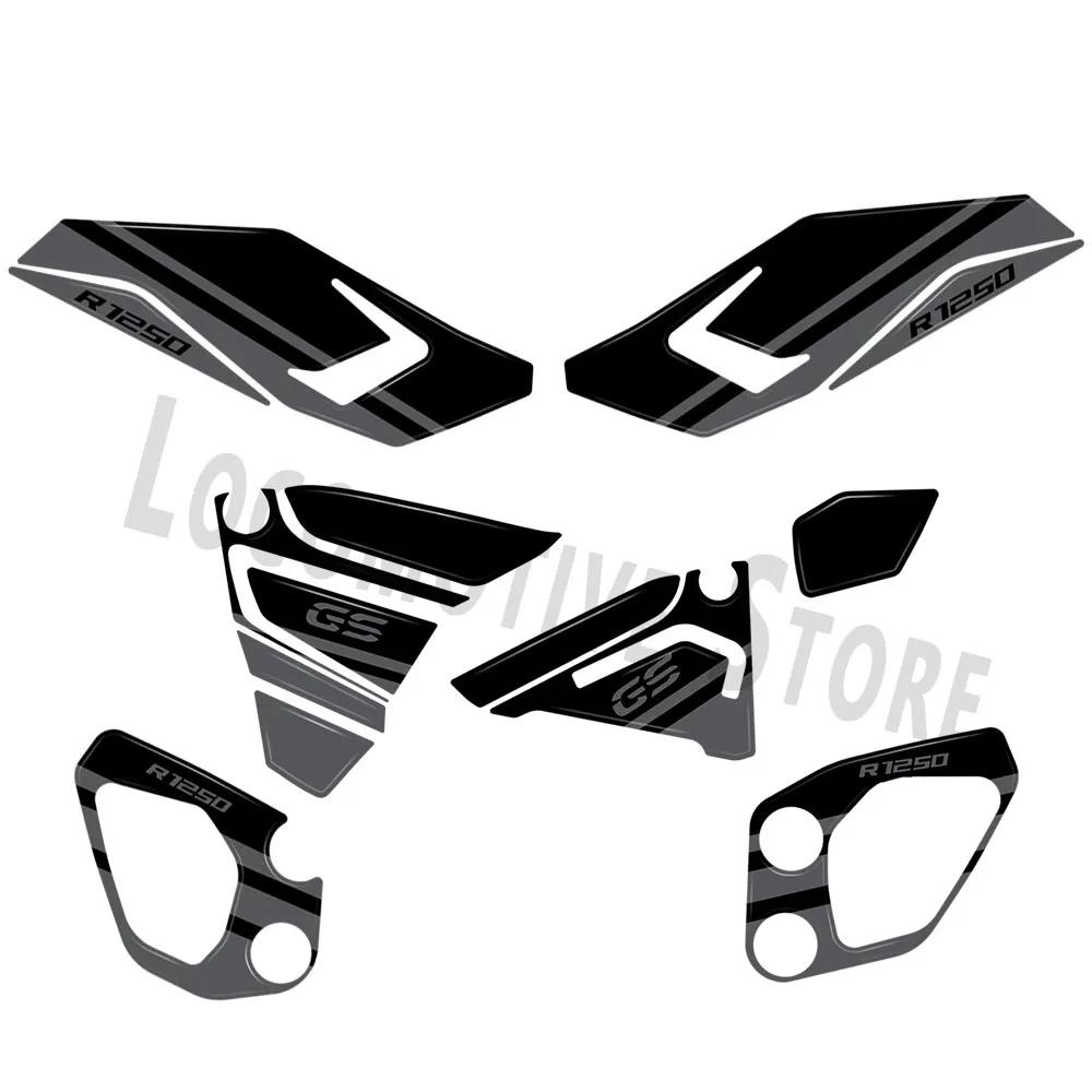 R1250GS 2022 Accessories 3D Epoxy Resin Sticker Protection Kit For BMW R1250GS R 1250 GS 2018-2023 Door Sill Protection Sticker