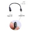 5V 3A USB Type-C Кабель питания 5.5 x 2.1мм DC Разъем для зарядки для Роутера LED