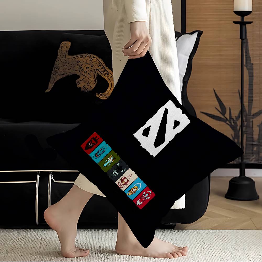 Hot Game DDota  Cushion Cover Pillow Cover Decor Pillowcase Printed Cushion Case for Couch