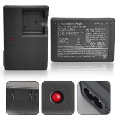 Зарядное устройство LI-40C для камеры Olympus LI-42B, LI-40B, LI-41C, EN-EL10, NP-45, KLIC-7006, D-LI63, CNP-80 Зарядное устройство для аккумулятора LI40B, LI42B, LI40C