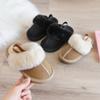 Winter Children's Fashion Fur Shoes Outer Wear Casual Cotton Shoes Baby Cotton Slippers