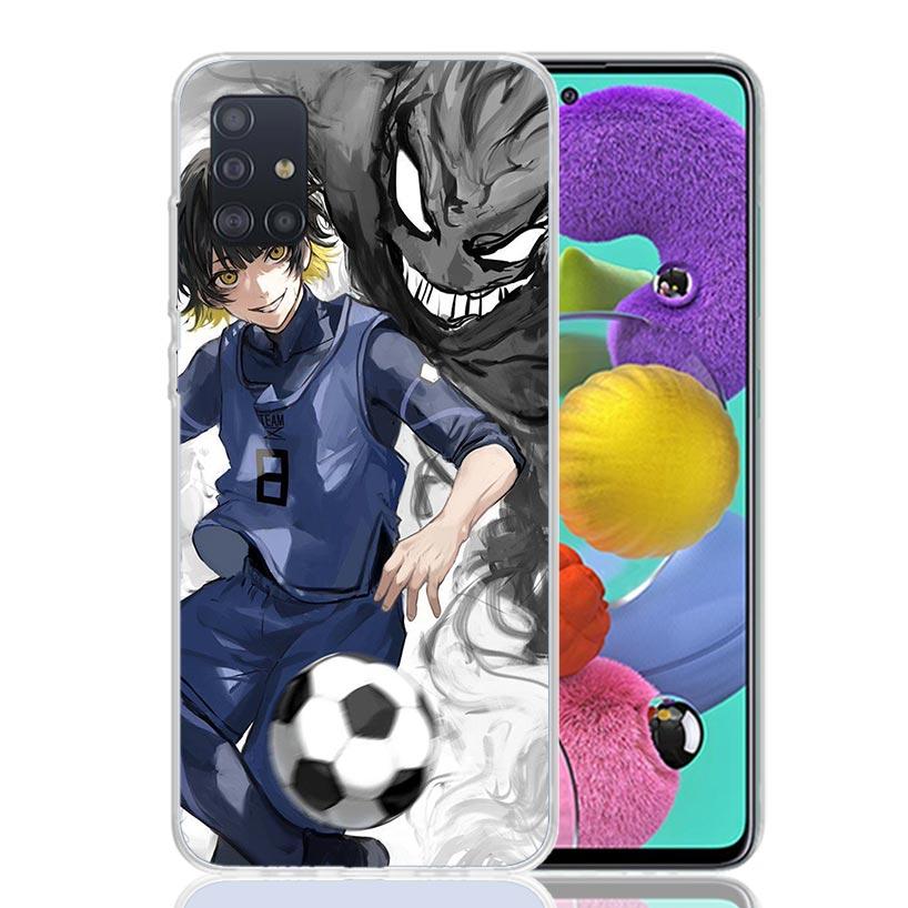 Чехол для телефона Blue Lock Бачира Мегуру для Samsung Galaxy A52 A32 A22 A12 A02S A50S A30S A51 A31 AA71 Note 20 Ultra 10 S10 Plus Gal